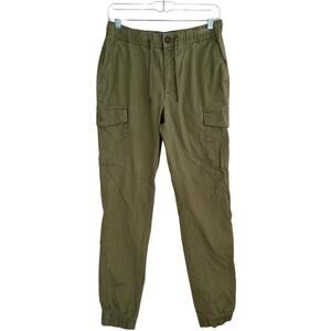 Fatface Pants Mens 30x30 Olive Green Cargo Jogger Utility Trousers Outdoor